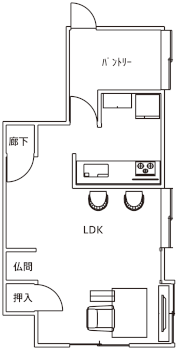 施工後の間取り図