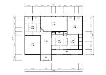 施工前の間取り図