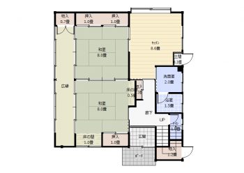 施工前の間取り図