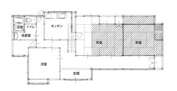 施工前の間取り図