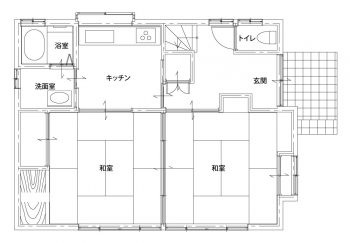 施工前の間取り図