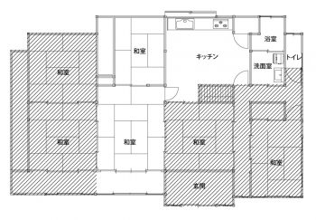 施工前の間取り図