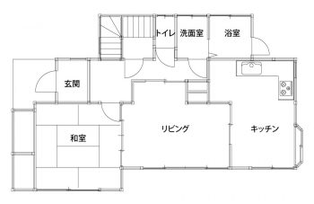 施工前の間取り図