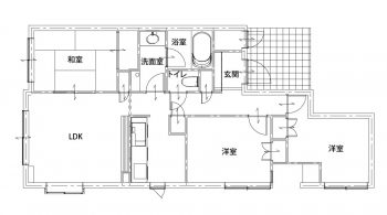 施工前の間取り図