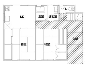 施工前の間取り図