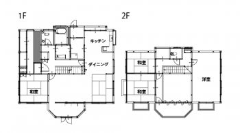 施工前の間取り図