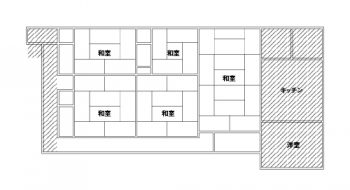 施工前の間取り図