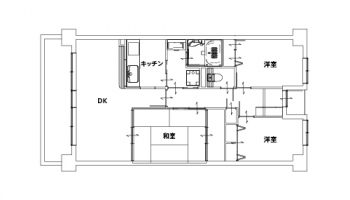 施工前の間取り図