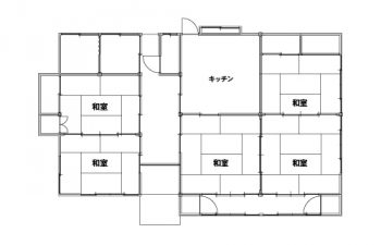 施工前の間取り図