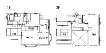 施工前の間取り図