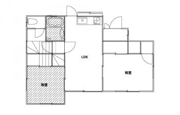 施工前の間取り図