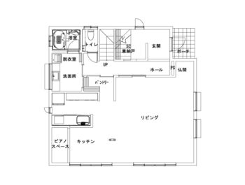 施工後の間取り図