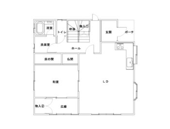 施工前の間取り図