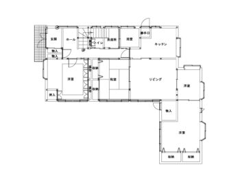 施工前の間取り図