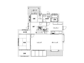 施工前の間取り図