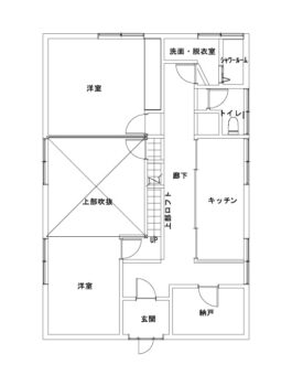 施工前の間取り図