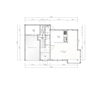 施工前の間取り図