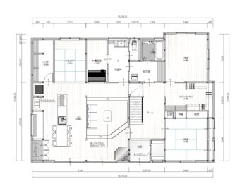 施工後の間取り図