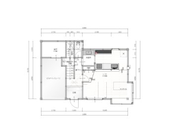 施工後の間取り図