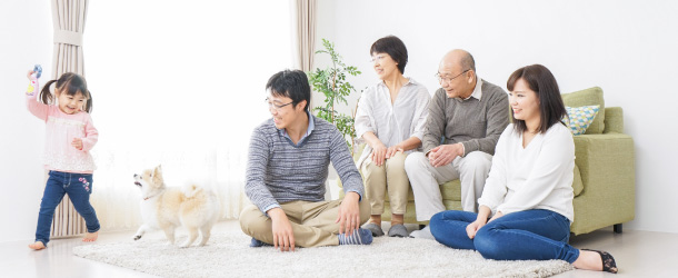 人とペットが互いに心地よく過ごせる空間―共生―
