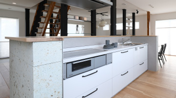 最新のシステムキッチン