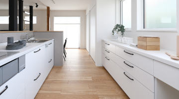 大容量収納を2か所設置