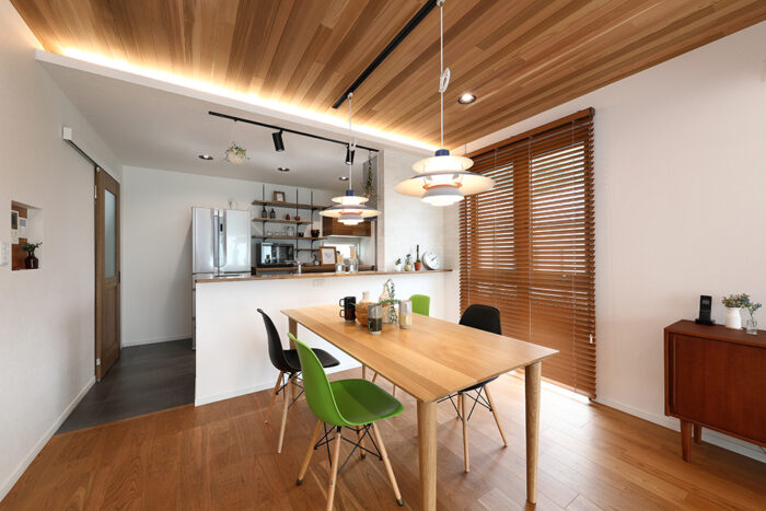 リフォーム施工事例：二本松市　LDKリフォーム　シンプルな北欧風LDK