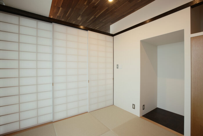 リフォーム施工事例：郡山市　お洒落な和室