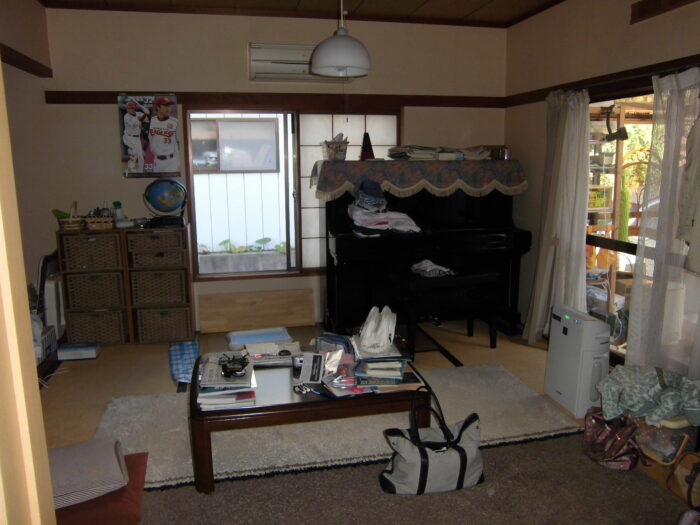 リフォーム施工事例：福島市　フルリフォーム　無垢材が奏でる大人のナチュラルハウス Before