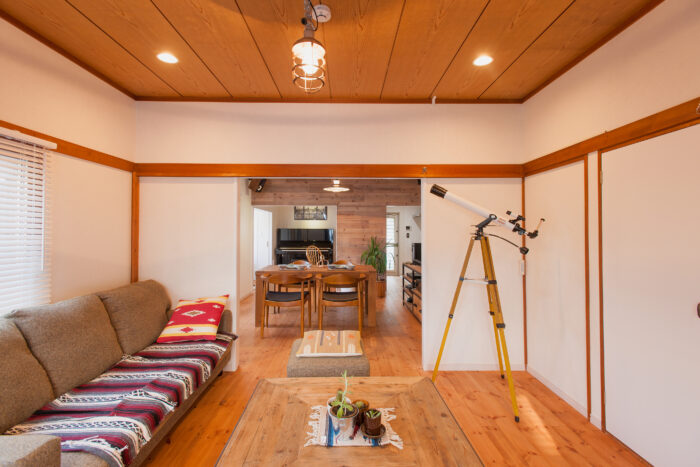 リフォーム施工事例：福島市　フルリフォーム　無垢材が奏でる大人のナチュラルハウス