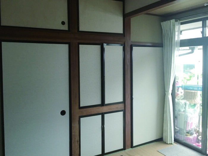 リフォーム施工事例：福島市　ノスタルジックな寝室リフォーム Before