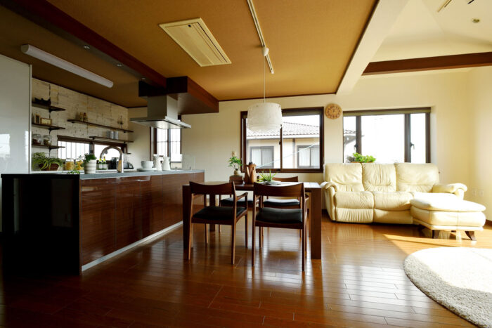 リフォーム施工事例：福島市　フルリフォーム　高級感あふれるヴィラリゾート風LDK