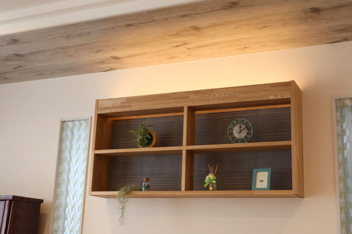 リフォーム施工事例：須賀川市　LDKリフォームで飾り棚を