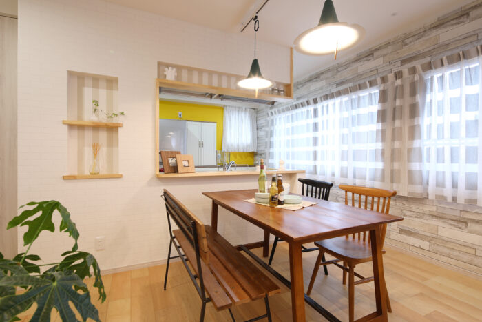 リフォーム施工事例：西白河郡西郷村　フルリフォーム　北欧ムーミン風ナチュラルハウス