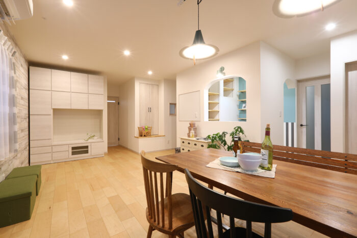 リフォーム施工事例：西白河郡西郷村　フルリフォーム　北欧ムーミン風ナチュラルハウス