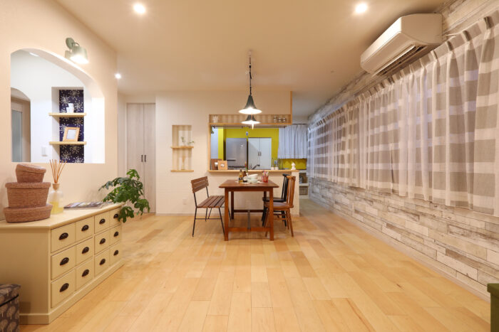 リフォーム施工事例：西白河郡西郷村　フルリフォーム　北欧ムーミン風ナチュラルハウス