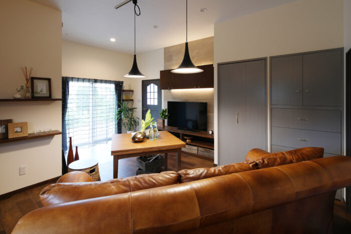 リフォーム施工事例：東白川郡棚倉町　こだわりの詰まった癒しリビング