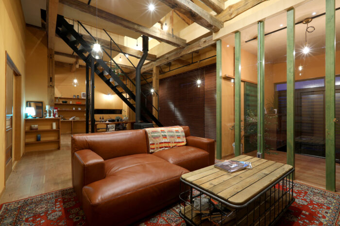 リフォーム施工事例：石川町　フルリフォーム　サウスウエスタン風リノベーション