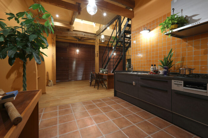 リフォーム施工事例：石川町　フルリフォーム　サウスウエスタン風リノベーション