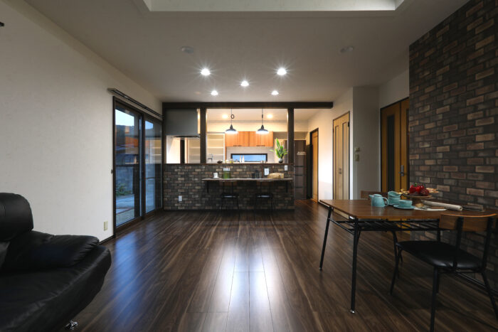 リフォーム施工事例:白河市 LDKリフォーム ヴィンテージ風LDK