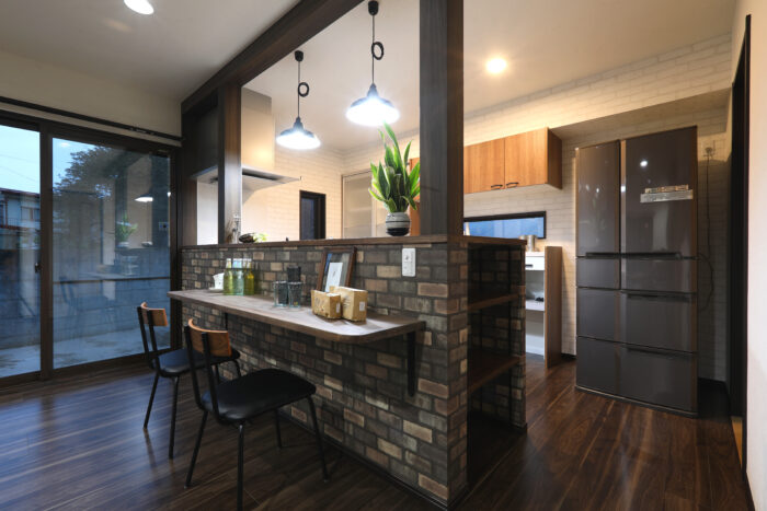 リフォーム施工事例:白河市 LDKリフォーム ヴィンテージ風LDK