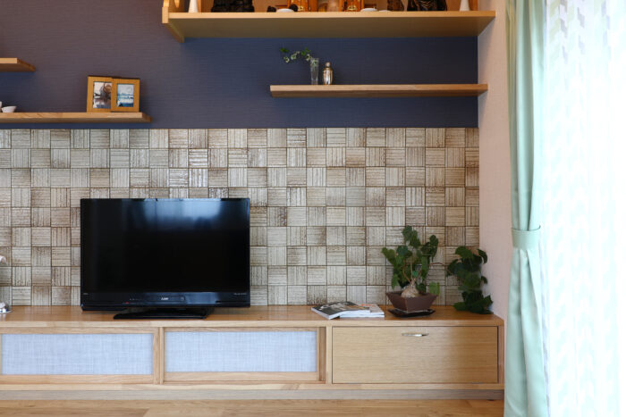 リフォーム施工事例：西白河郡西郷村　LDKリフォーム　タイルと光が奏でる和モダンの家