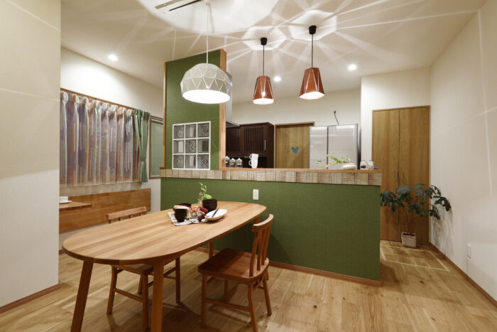 リフォーム施工事例：西白河郡西郷村　LDKリフォーム　タイルと光が奏でる和モダンの家