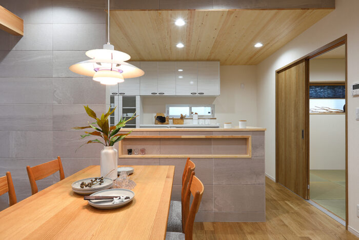 リフォーム施工事例:福島市 フルリフォーム 木と和のぬくもりを感じるLDK