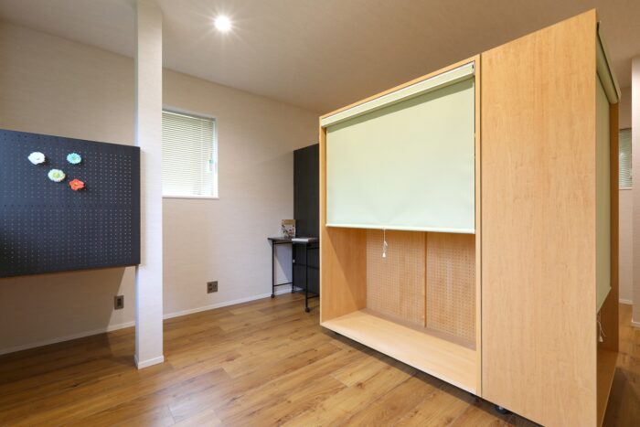 リフォーム施工事例:郡山市 空間が大変身!間仕切り収納