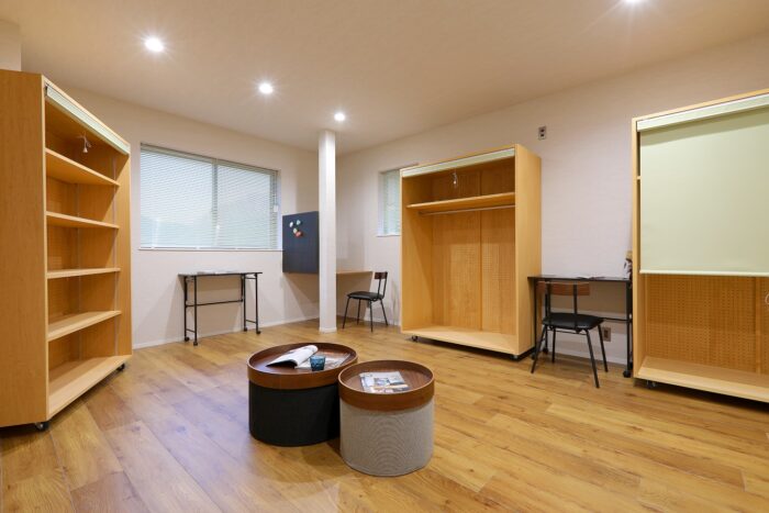 リフォーム施工事例:郡山市 空間が大変身!間仕切り収納