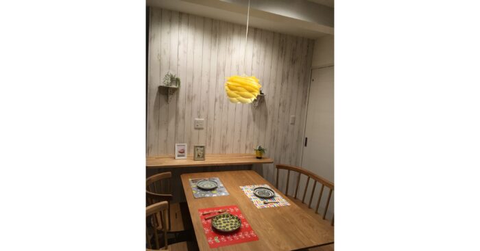 リフォーム施工事例：LDKリフォーム　お気に入りの北欧仕上げダイニングテーブル