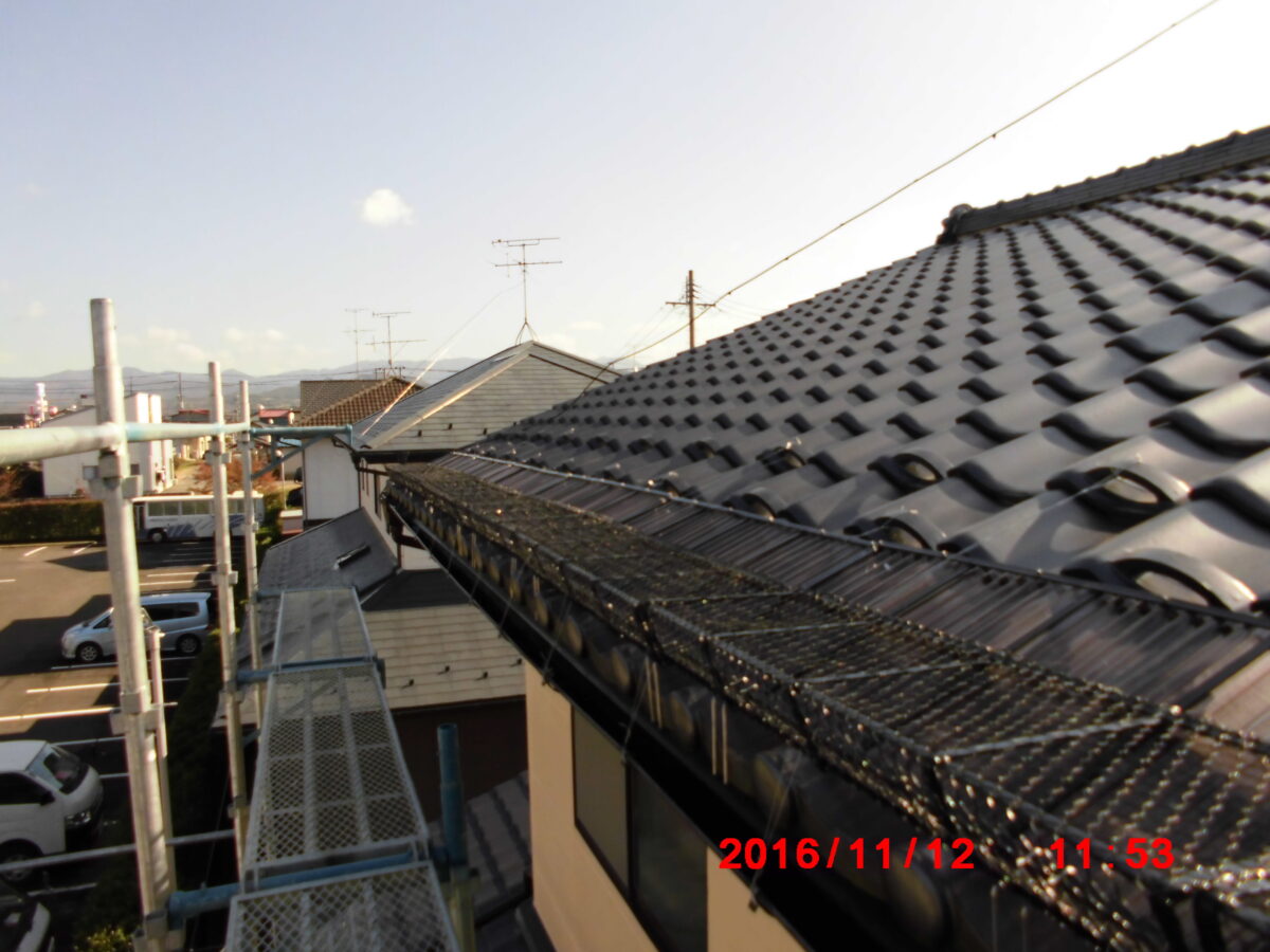 リフォーム施工事例：福島市　屋根にスノーキング設置リフォーム