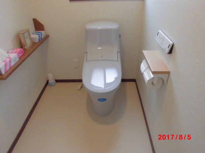 福島市　すっきりとしたトイレにリフォーム