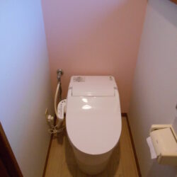 オノヤ 白河リフォームショールーム ブログ「トイレの交換と一緒にクロスの貼替」